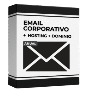 Cuenta de correo corporativo + hosting y dominio (ANUAL)
